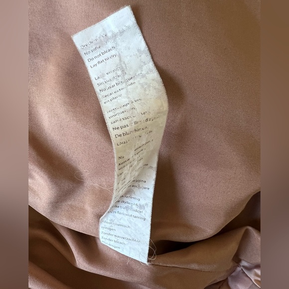 Fabletics Women's Wander Tan Camo Cropped Puffer Jacket Size XXL High Collar - Picture 6 of 16